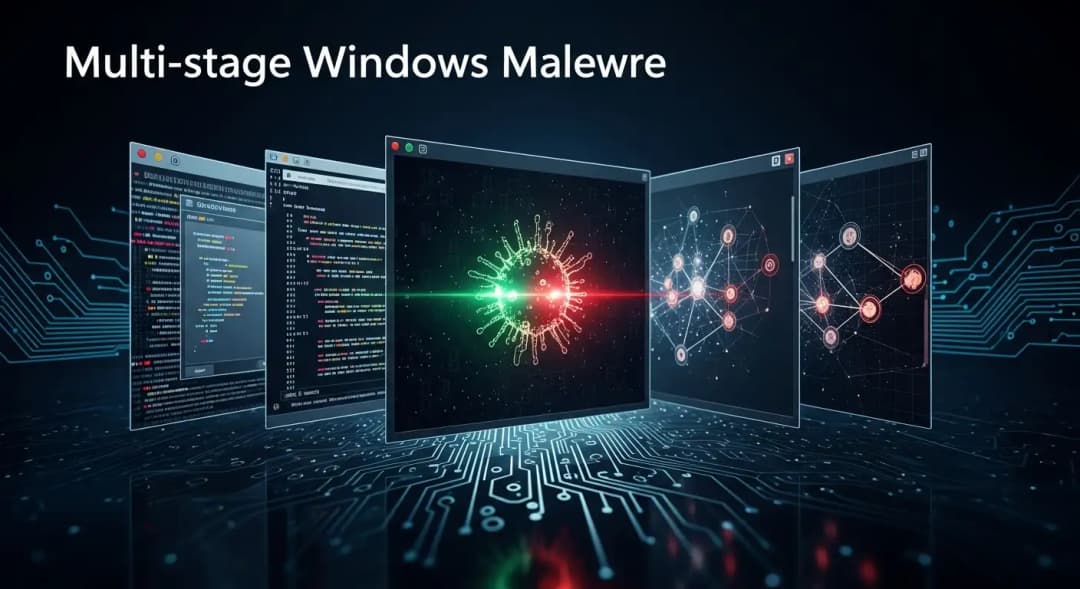 Multi-stage Windows malware Multi-stage Windows malware