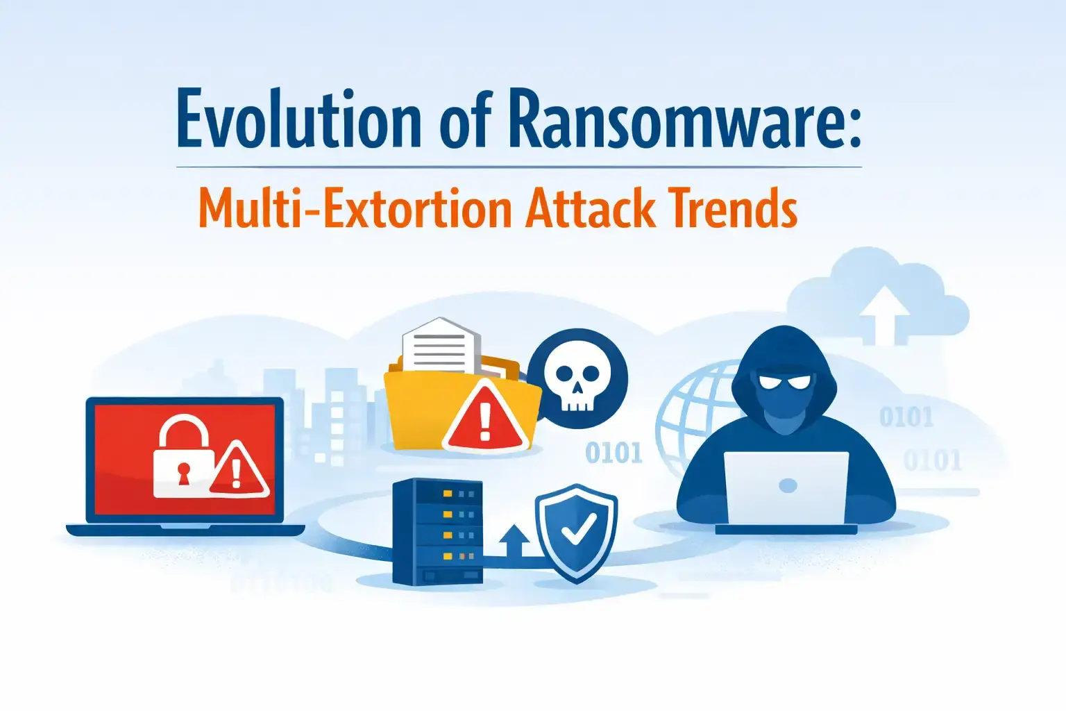 Evolution of Ransomware: Multi-Extortion Attack Trends