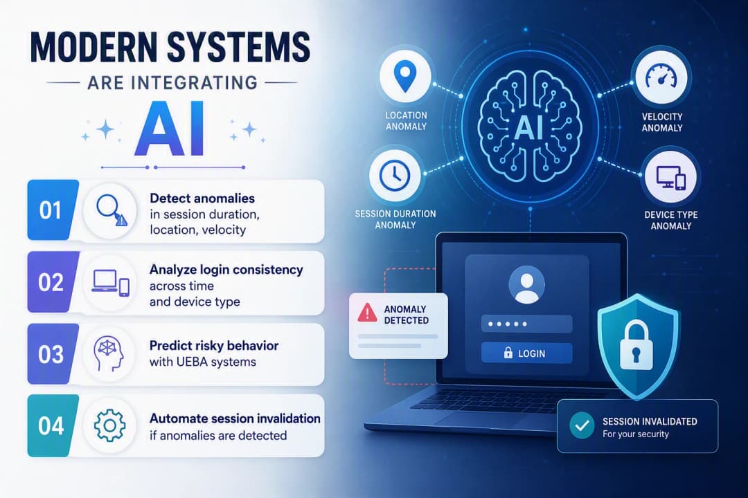 list of how ai detects session hijacking