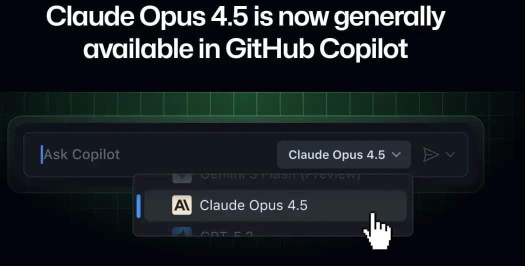 Claude Opus 4.5 GitHub Copilot