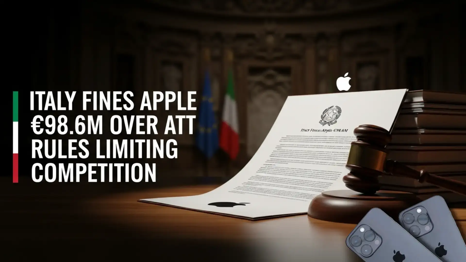 Italy Fines Apple €98.6M Over ATT Rules Limiting Competition