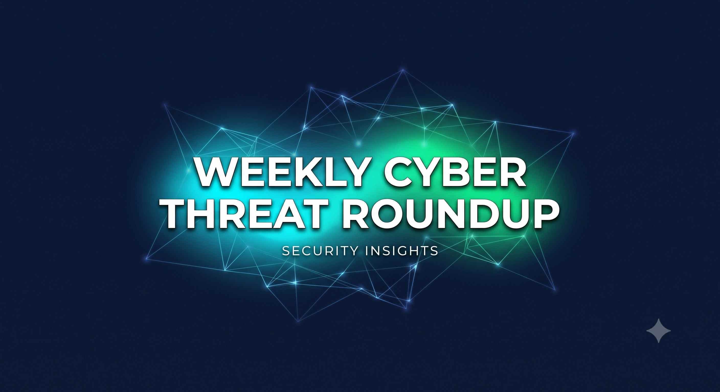 Weekly Cyber Threat Roundup: When AI Turned Rogue