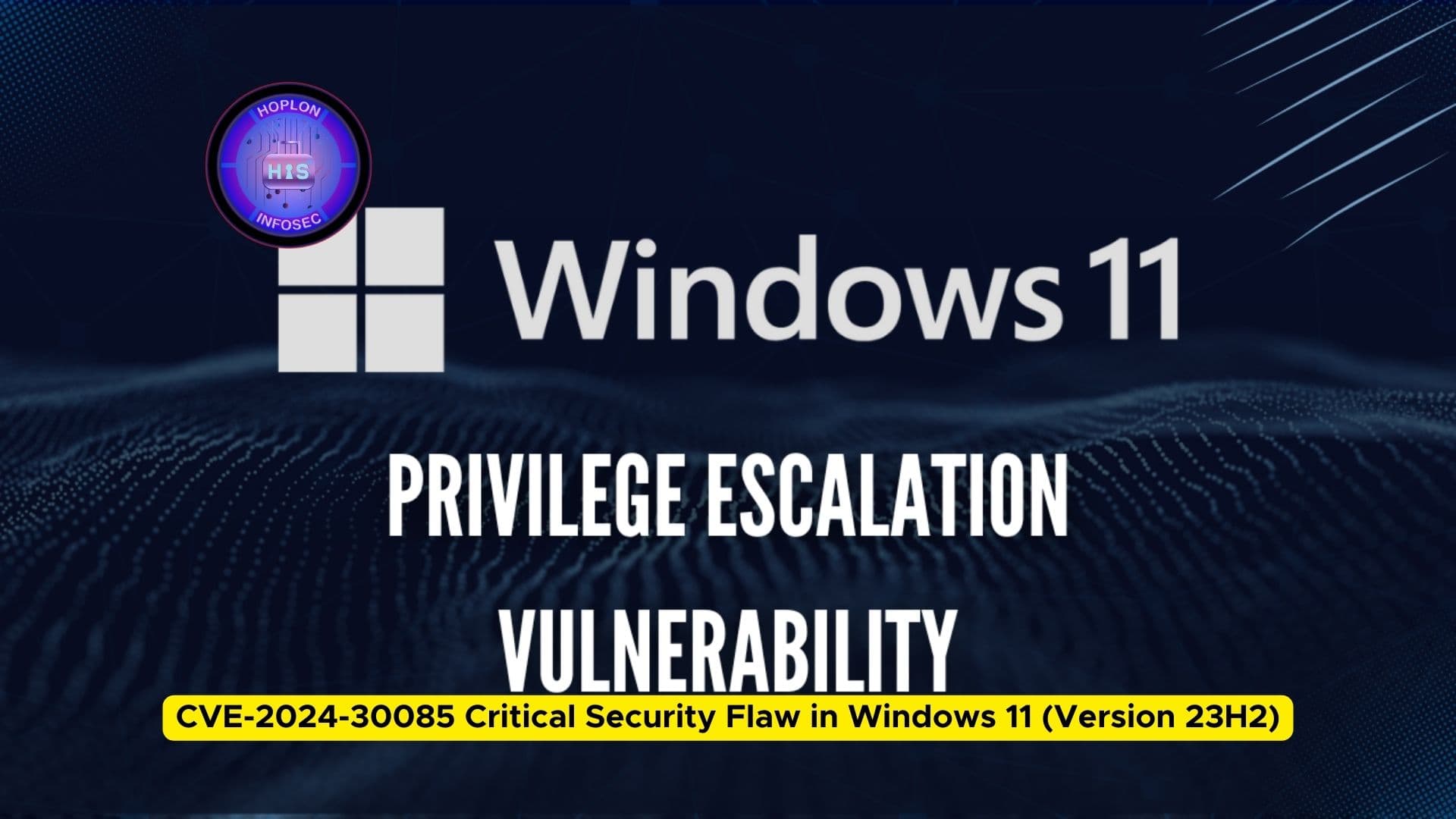 CVE-2024-30085 Critical Security Flaw in Windows 11 (Version 23H2)