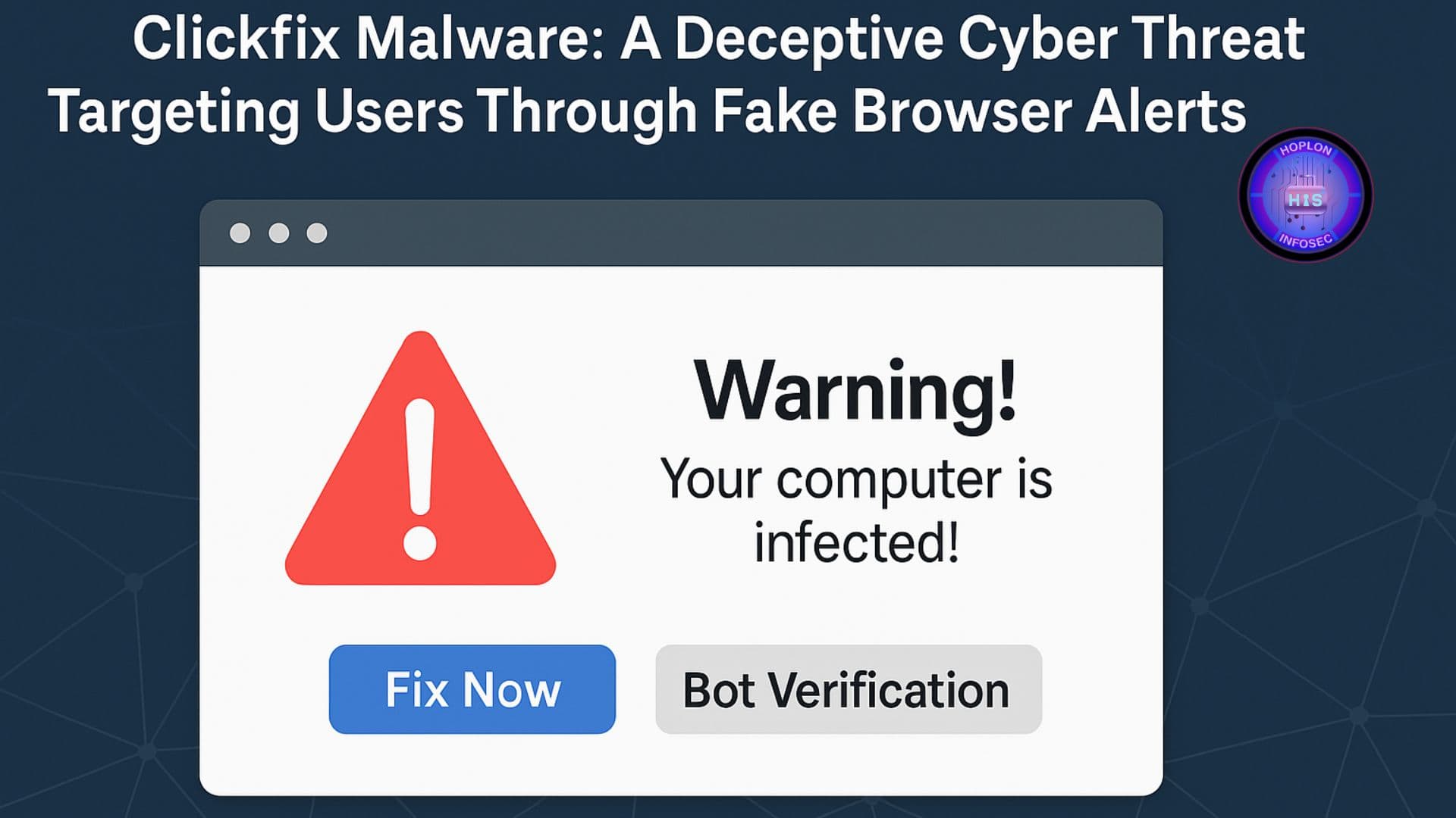 Clickfix Malware: A Deceptive Cyber Threat Targeting Users Through Fake Browser Alerts