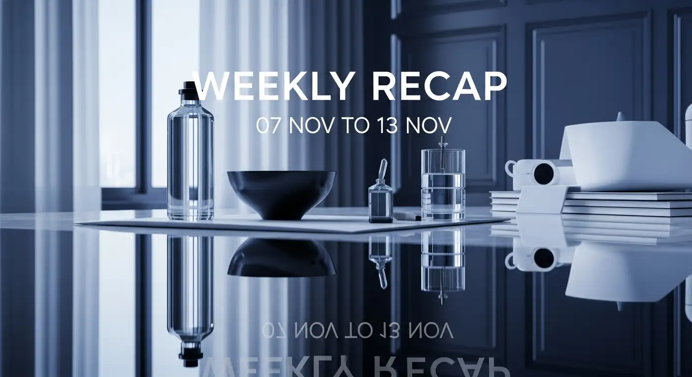 Weekly Recap 07 Nov to 13 Nov