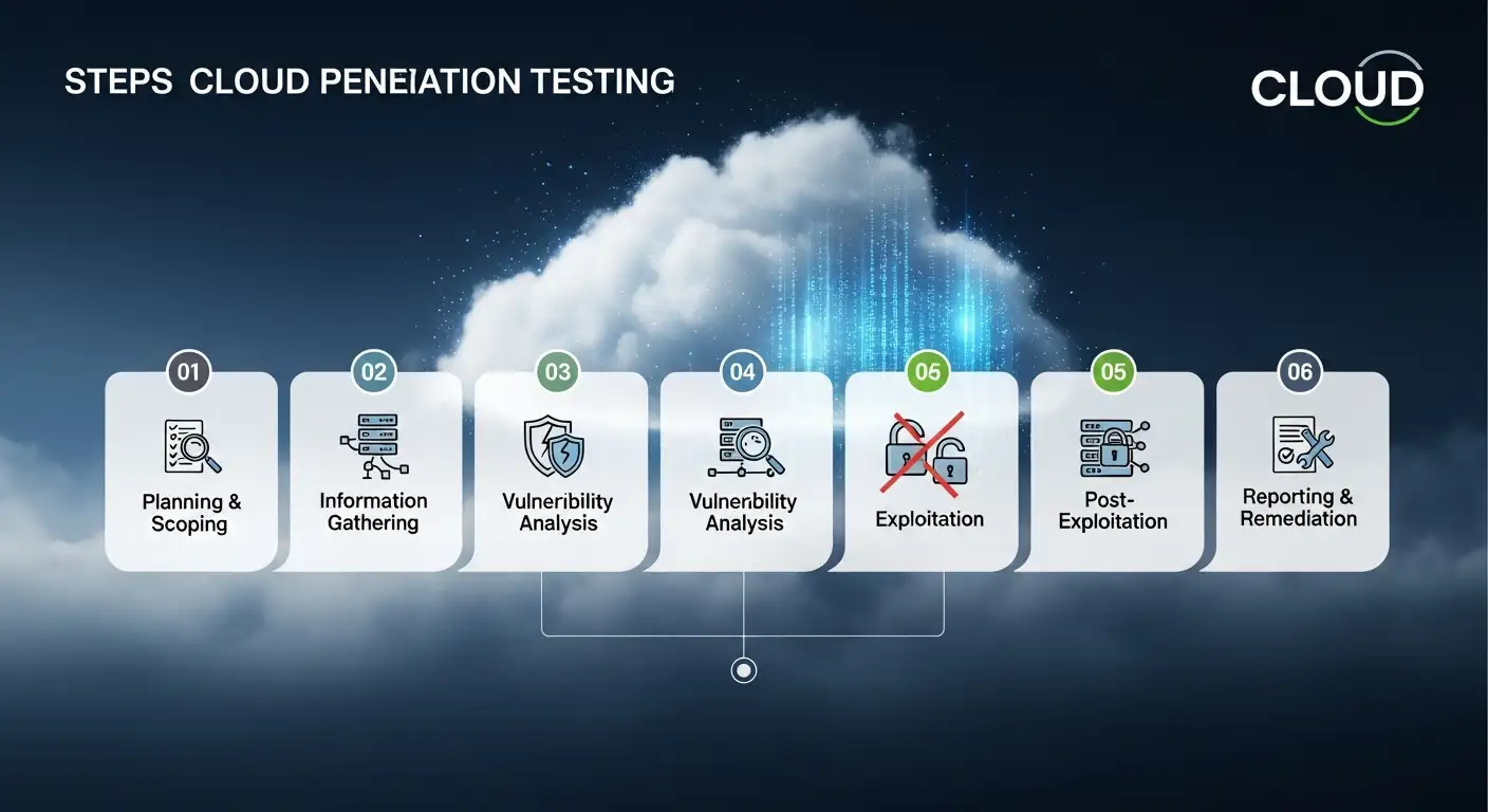 cloud penetration testing steps