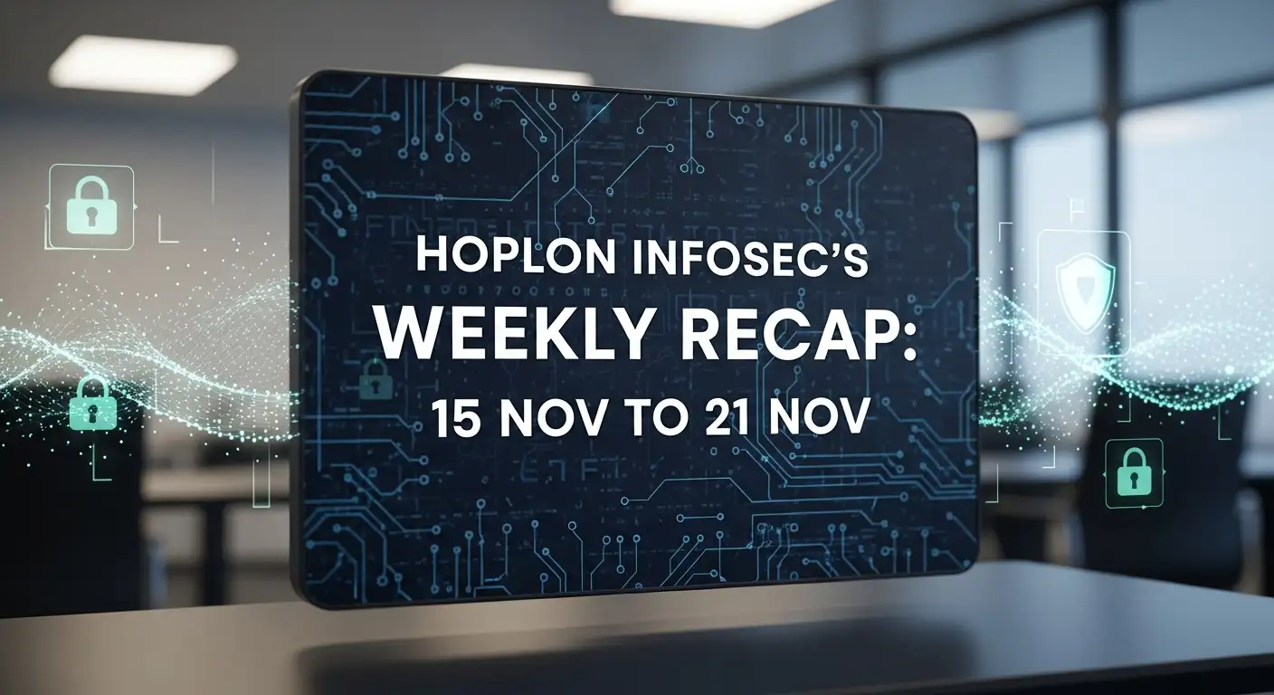 weekly recap 15 Nov to 21 Nov