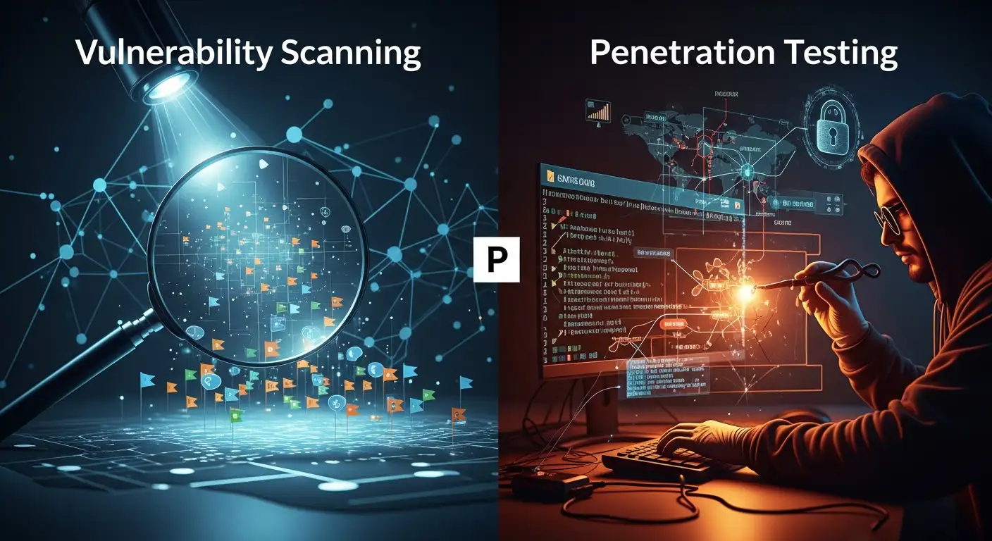 Penetration testing vs vulnerability scanning