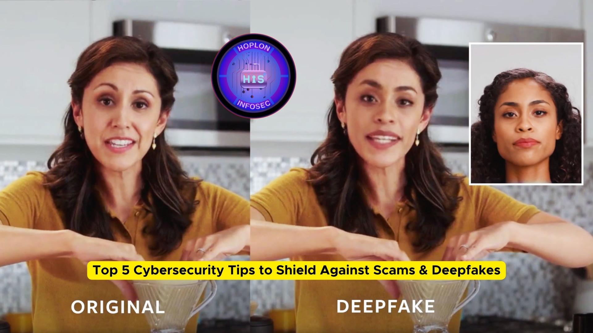 Top 5 Cybersecurity Tips to Shield Against Scams & Deepfakes