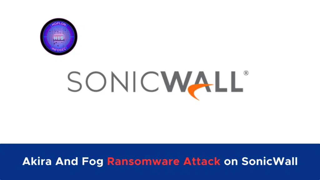 Akira And Fog Ransomware Attack on SonicWall