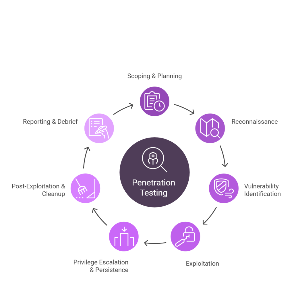 penetration testing steps